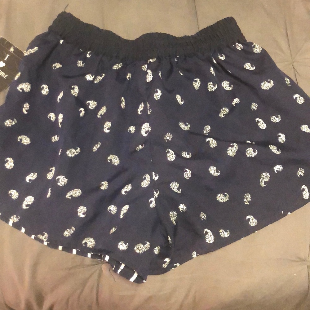 Navy blue shorts